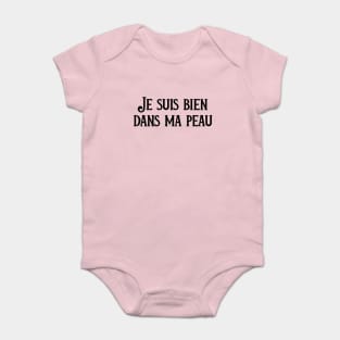 Body Positive French Quote Paris France Self-Love Baby Bodysuit